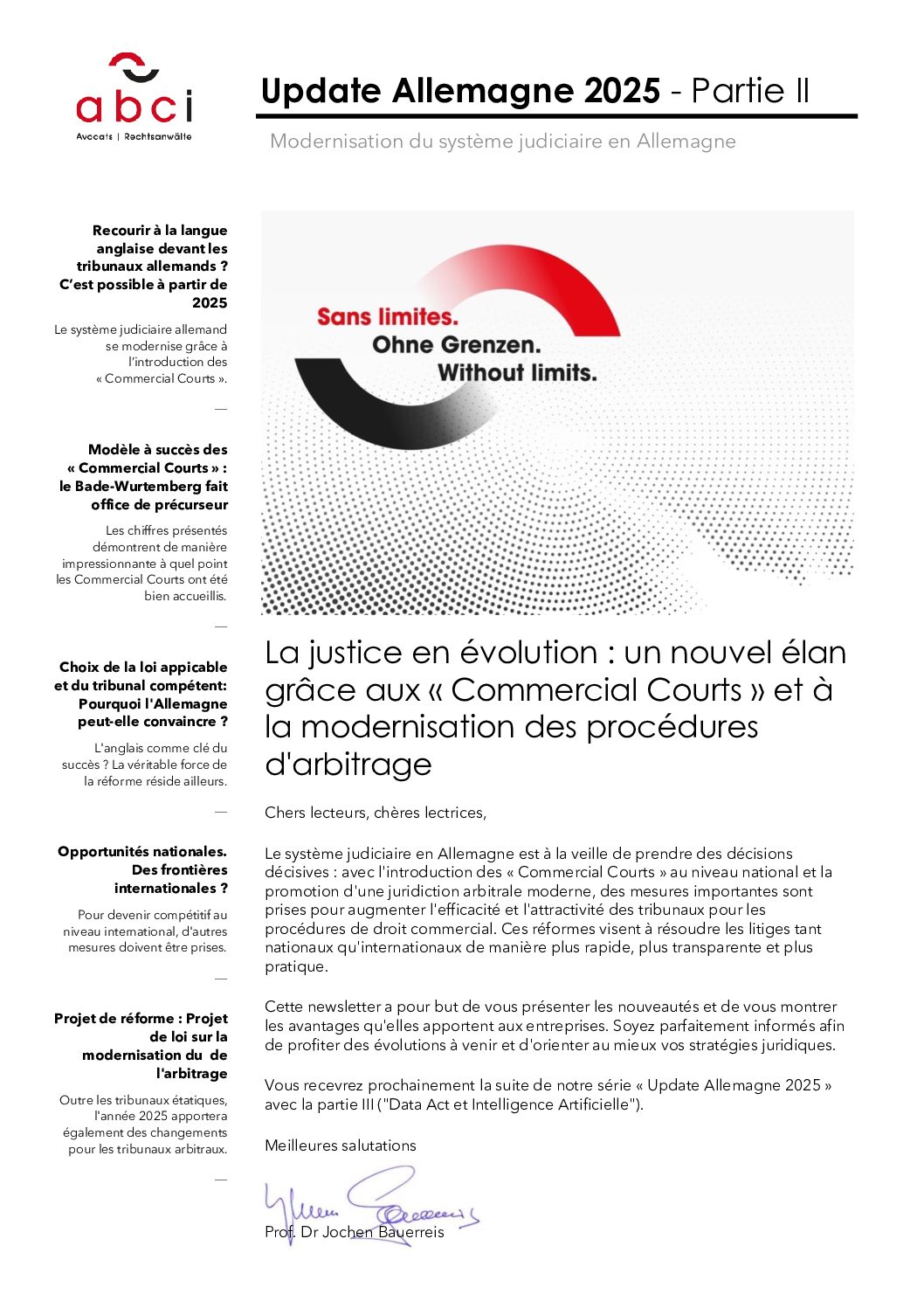 abci Update Allemagne 2025 Partie II 2025.01.31
