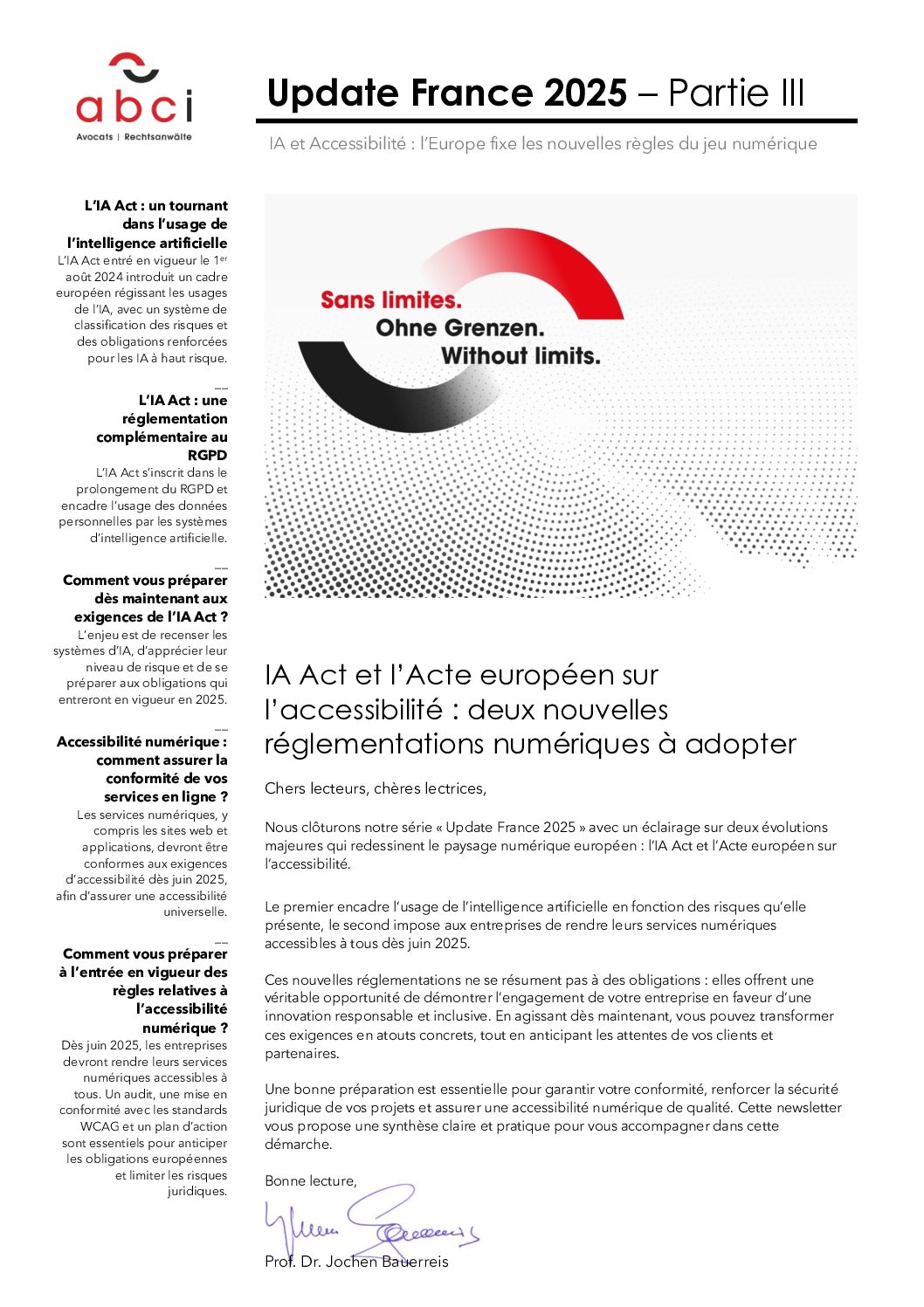 Update France 2025 – Partie III
