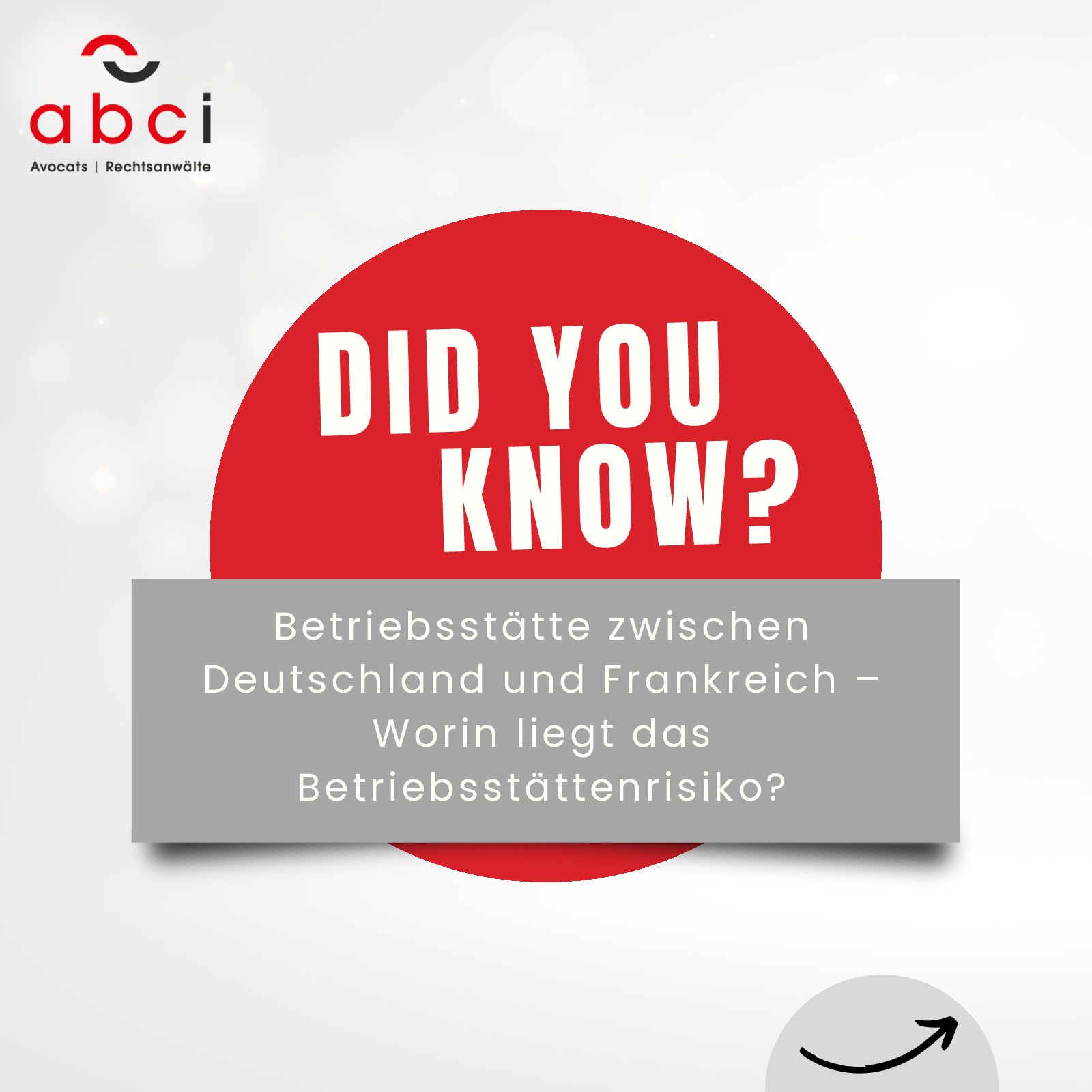 Betriebsstätte - Did you know