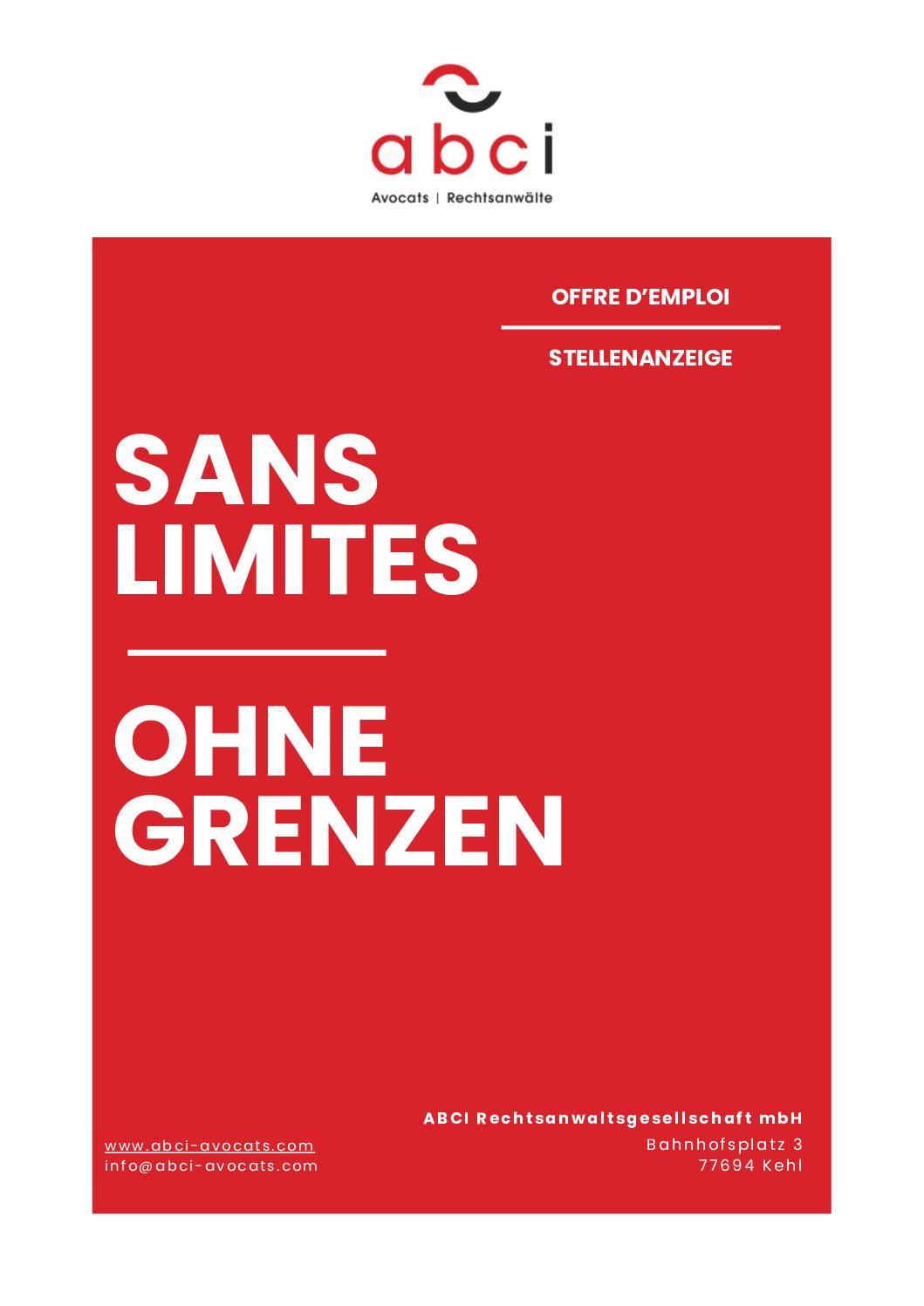 abci Assistent(e) administratif(ve)